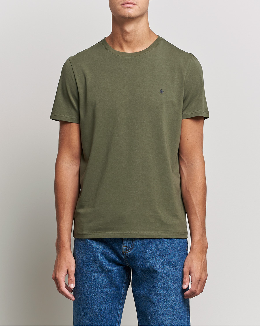 Herren | T-Shirts | Morris | James Crew Neck T-shirt Olive