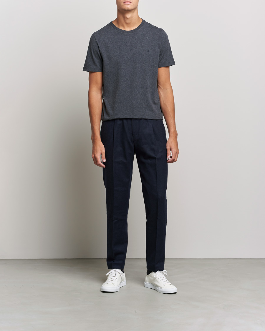 Herren | T-Shirts | Morris | James Crew Neck T-shirt Dark Grey