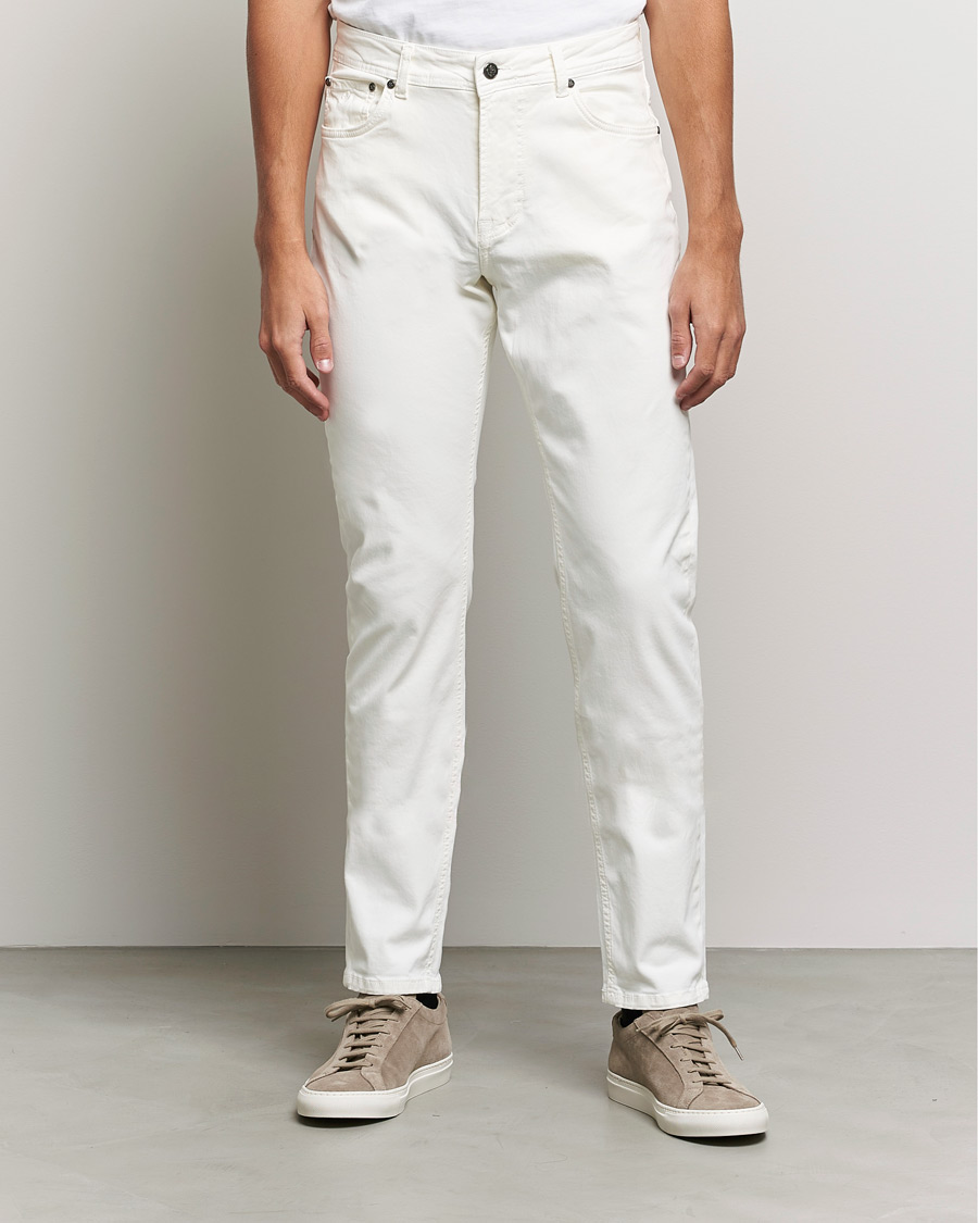 Herren | Hosen | Morris | James Brushed Chinos Off White