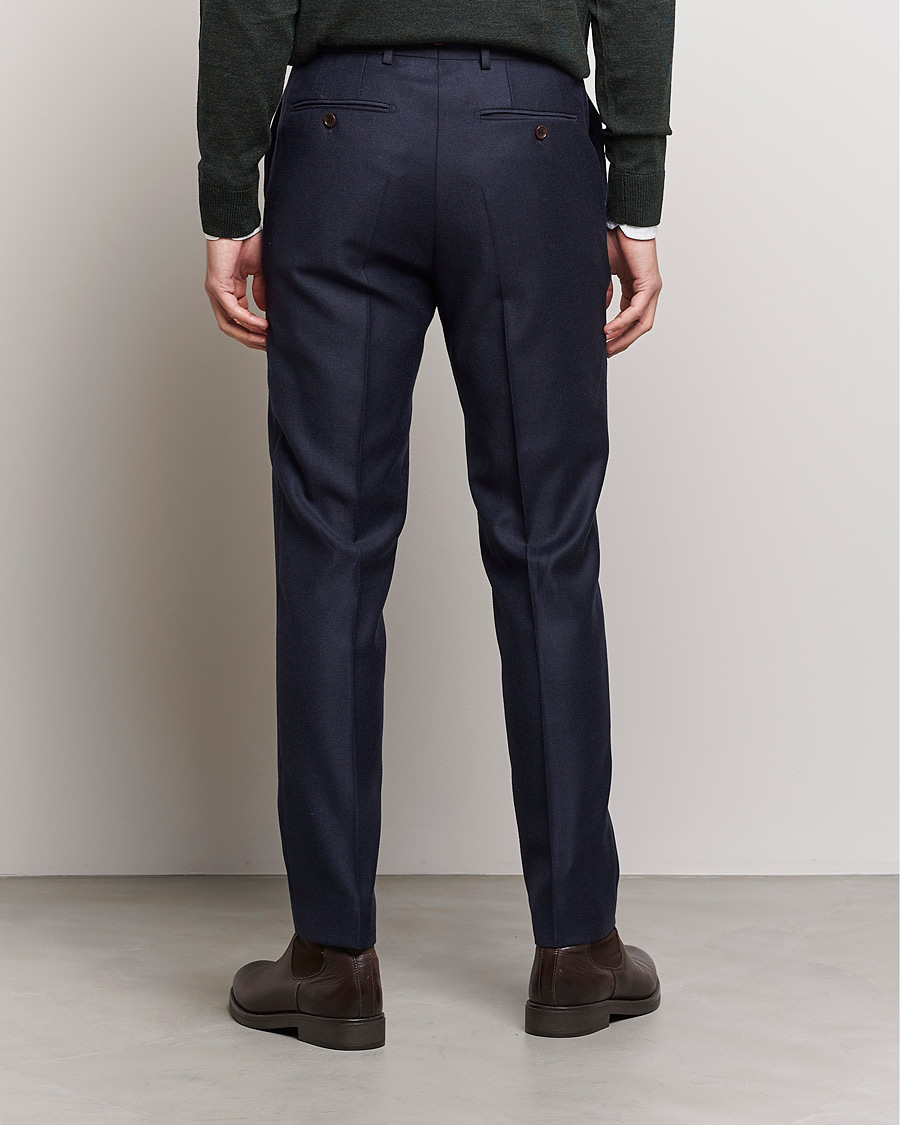 Herren | Hosen | Morris | Bobby Flannel Trousers Navy