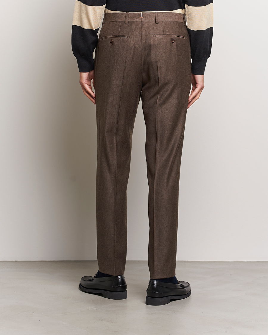 Herren | Hosen | Morris | Bobby Flannel Trousers Brown