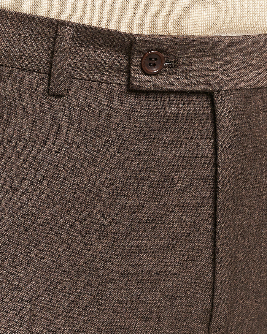 Herren | Hosen | Morris | Bobby Flannel Trousers Brown