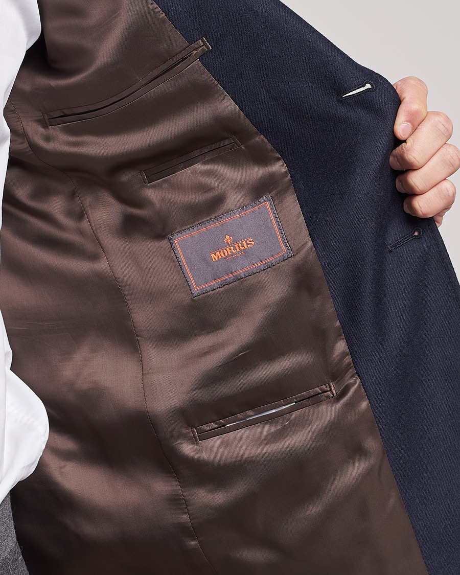 Herren | Sakkos | Morris | Archie Flannel Blazer Navy