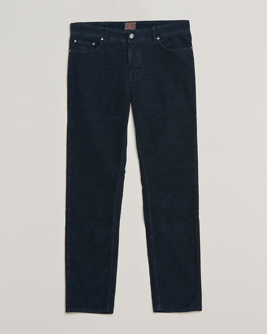 Herren | Hosen | Morris | James Corduroy 5-Pocket Pants Navy
