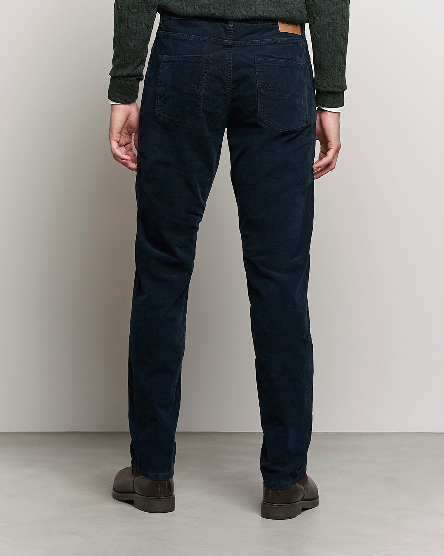 Herren | Hosen | Morris | James Corduroy 5-Pocket Pants Navy