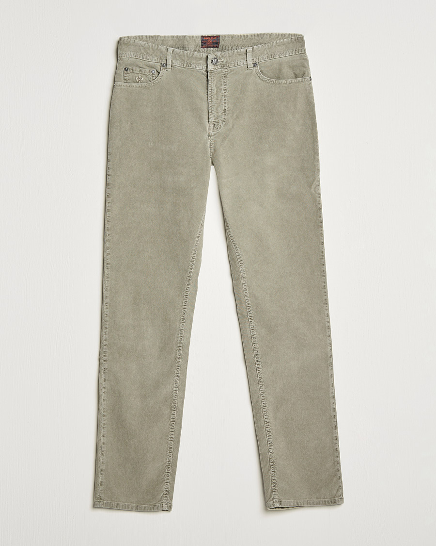 Herren | Hosen | Morris | James Corduroy 5-Pocket Pants Khaki Grey