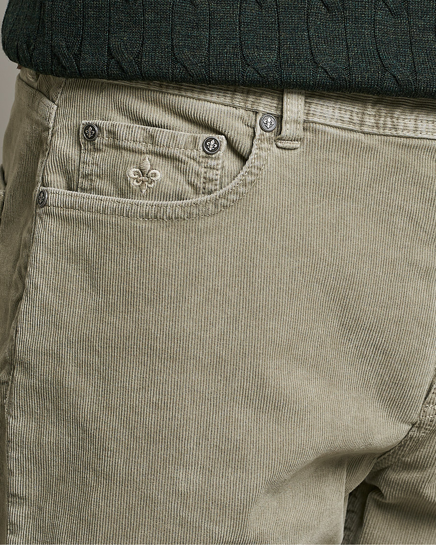 Herren | Hosen | Morris | James Corduroy 5-Pocket Pants Khaki Grey