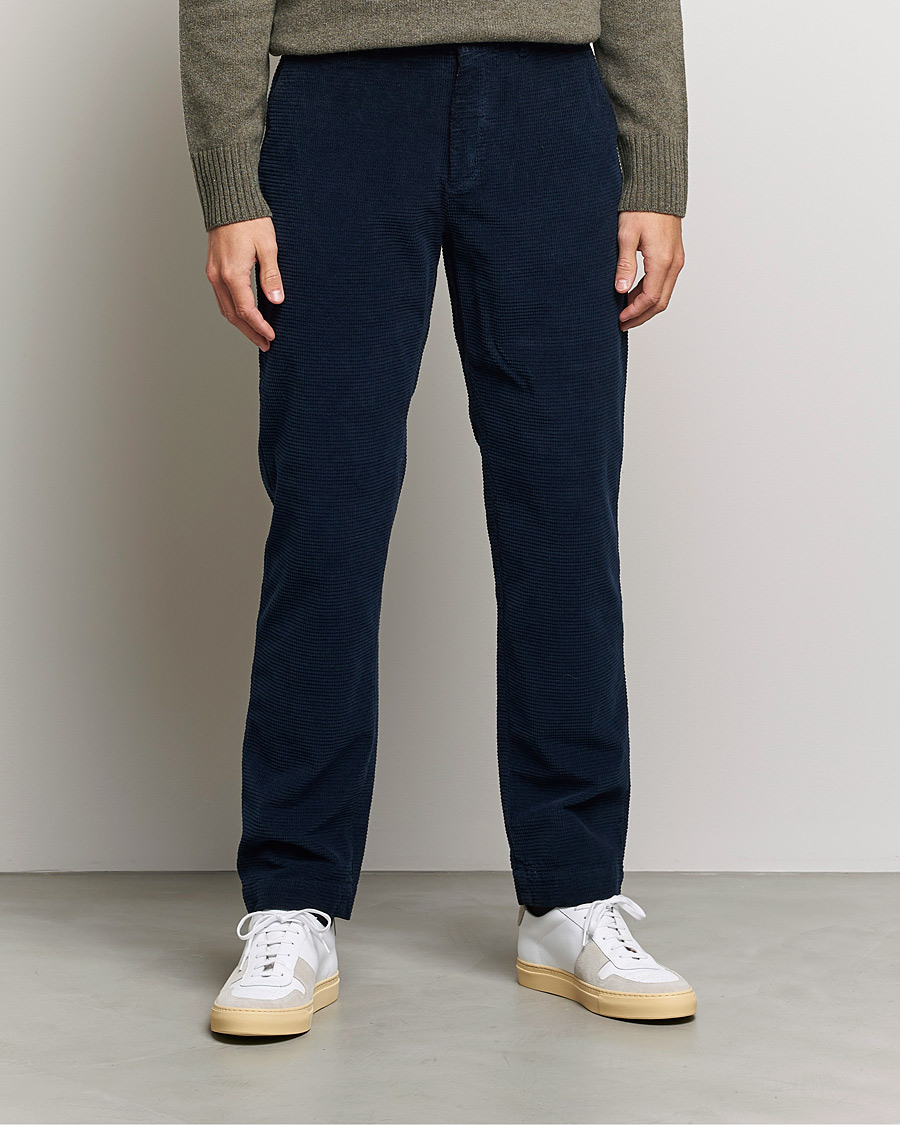 Herren | Hosen | Morris | Criss Cuts Corduroy Slacks Blue