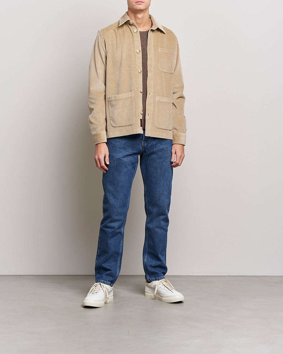 Herren | Hemden | Morris | Heaton Corduroy Shirt Jacket Khaki