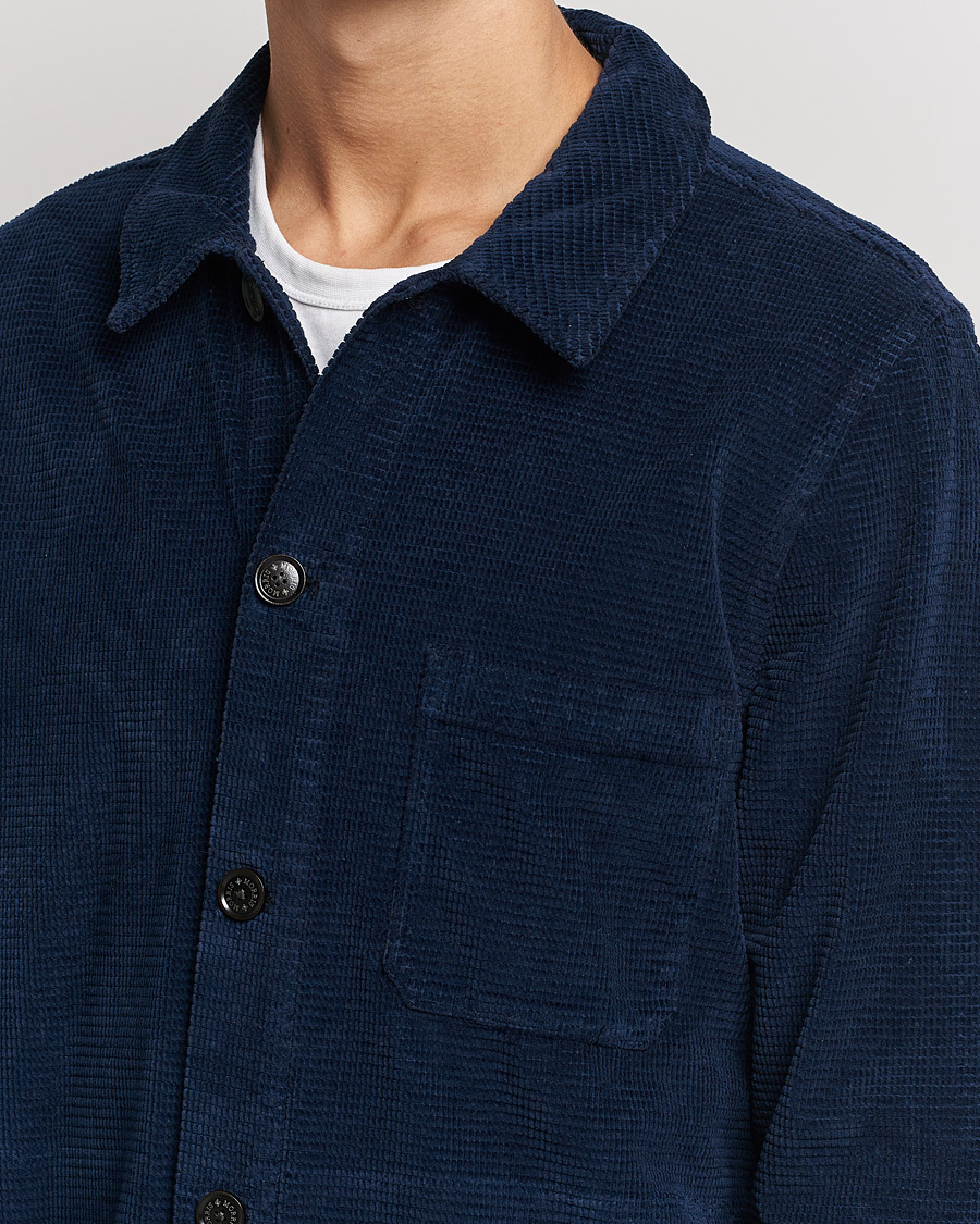 Herren | Hemden | Morris | Criss Cuts Corduroy Shirt Jacket Blue