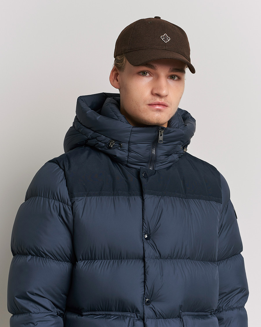 Herren | Morris Archie Flannel Felt Cap Brown | Morris | Archie Flannel Felt Cap Brown