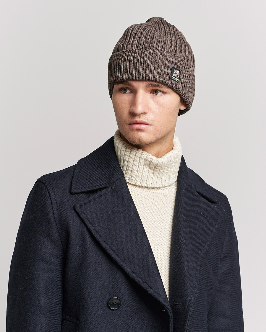 Herren | Morris Travor Merino Beanie Brown | Morris | Travor Merino Beanie Brown