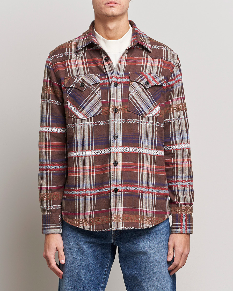 Herren | Hemden | Morris | Walton Inca Overshirt Brown