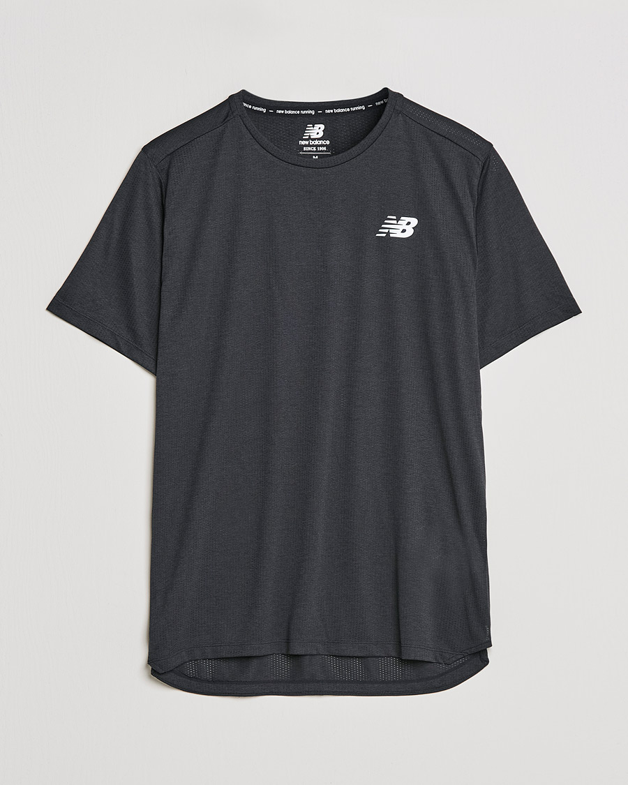 Herren | T-Shirts | New Balance Running | Impact Run Short Sleeve T-Shirt Black