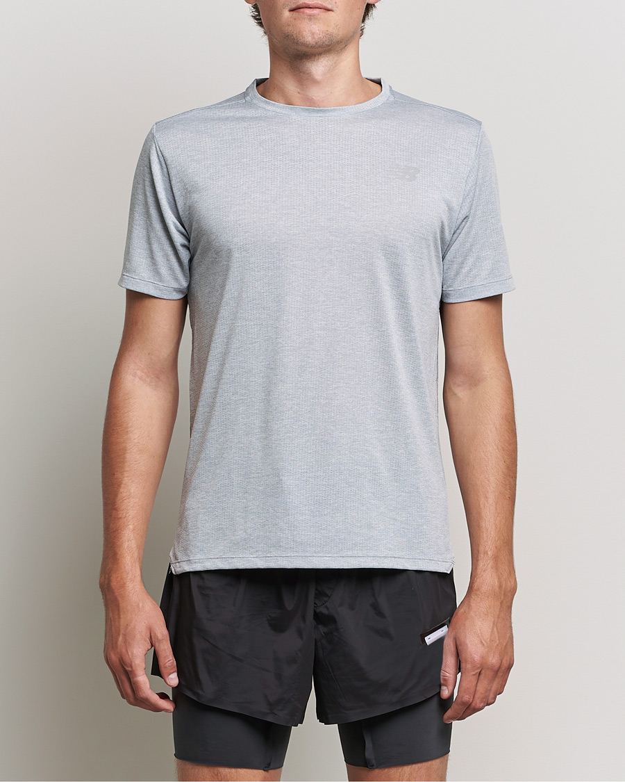 Herren | T-Shirts | New Balance Running | Impact Run Short Sleeve T-Shirt Athletic Grey