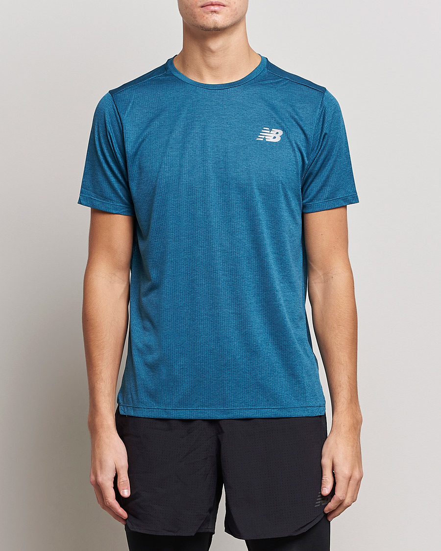 Herren | T-Shirts | New Balance Running | Impact Run Short Sleeve T-Shirt Dark Moonstone