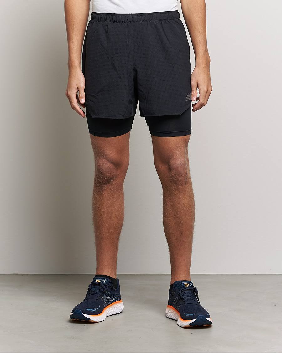 Herren | Shorts | New Balance Running | Q Speed 2 in 1 Shorts Black