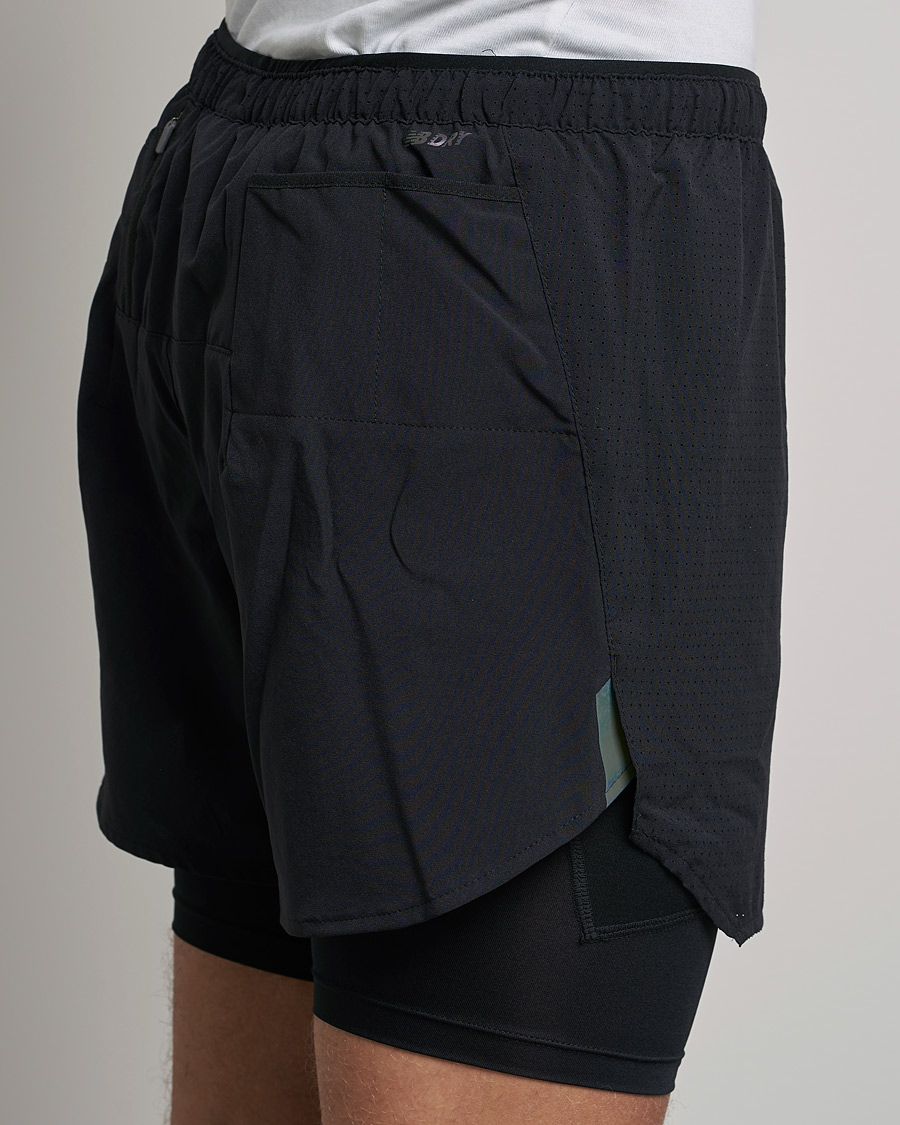 Herren | Shorts | New Balance Running | Q Speed 2 in 1 Shorts Black