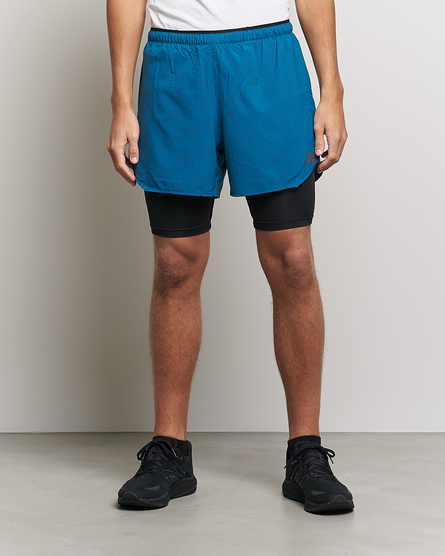 Herren | Shorts | New Balance Running | Q Speed 2 in 1 Shorts Dark Moonstone