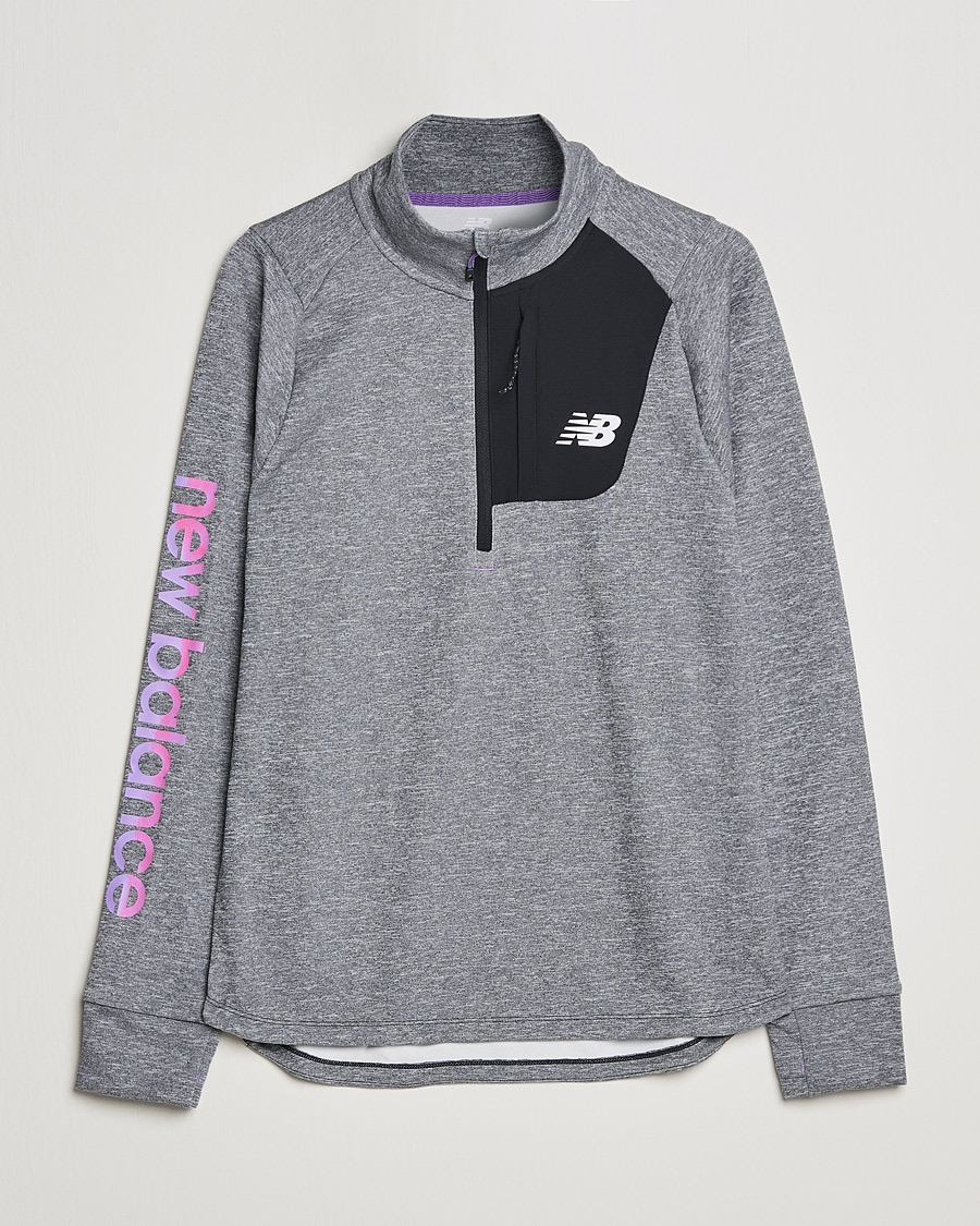 Herren | Pullover | New Balance Running | All-Terrain Half Zip Grey