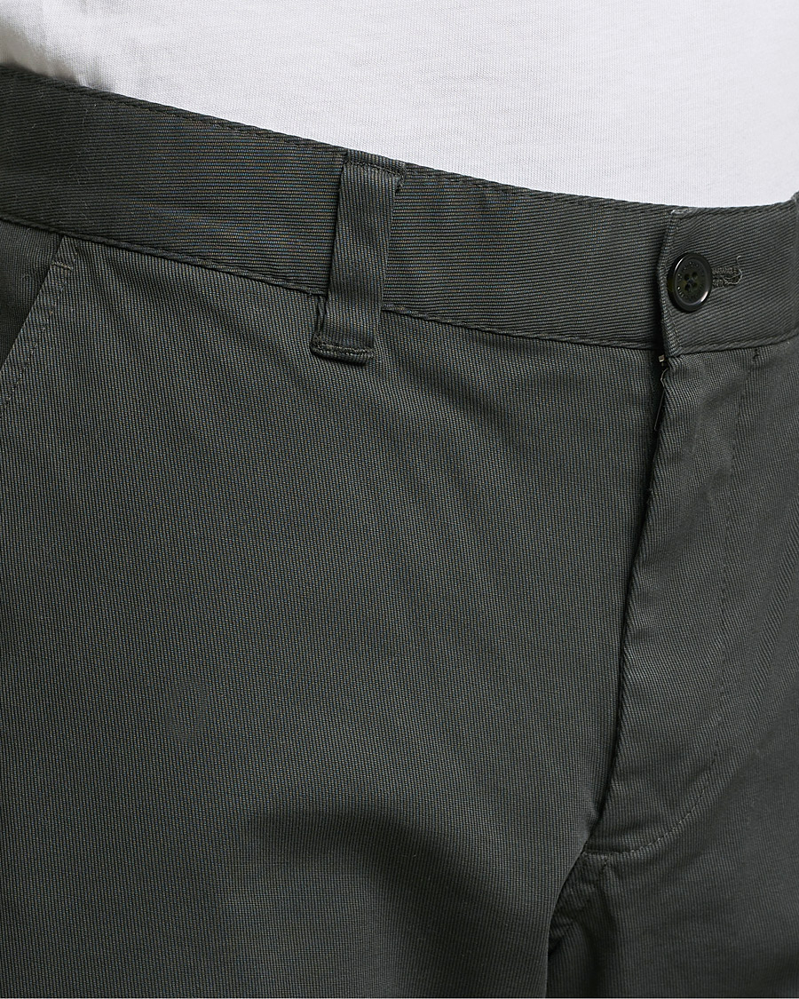 Herren | Hosen | NN07 | Alex Straight Fit Cotton Chinos Dark Army