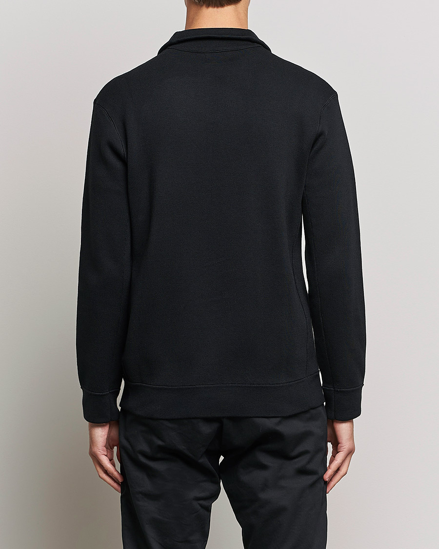 Herren | Pullover | NN07 | Luis Knitted Half-Zip Sweater Black