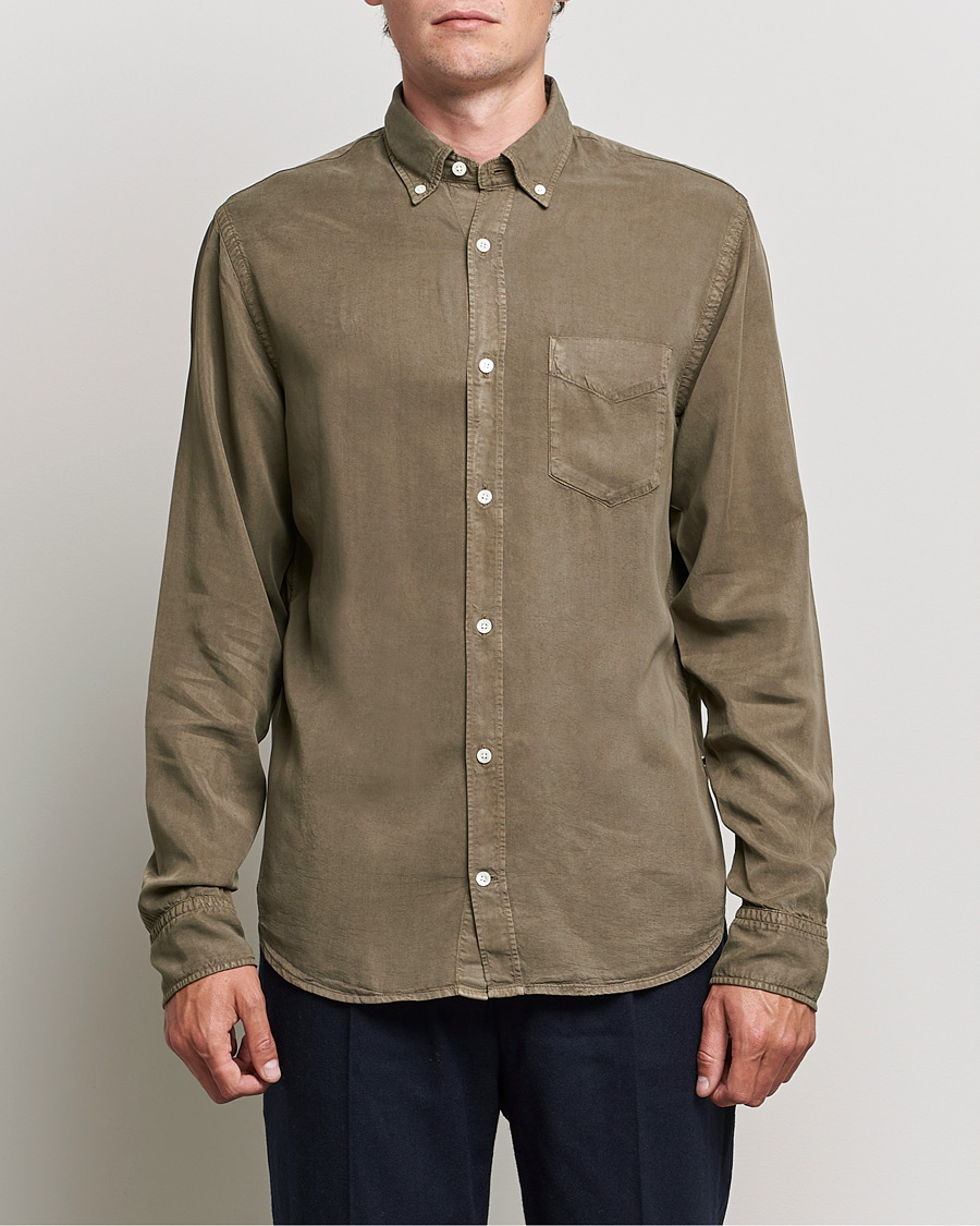 Herren | Hemden | NN07 | Levon Tencel Shirt Dark Clay