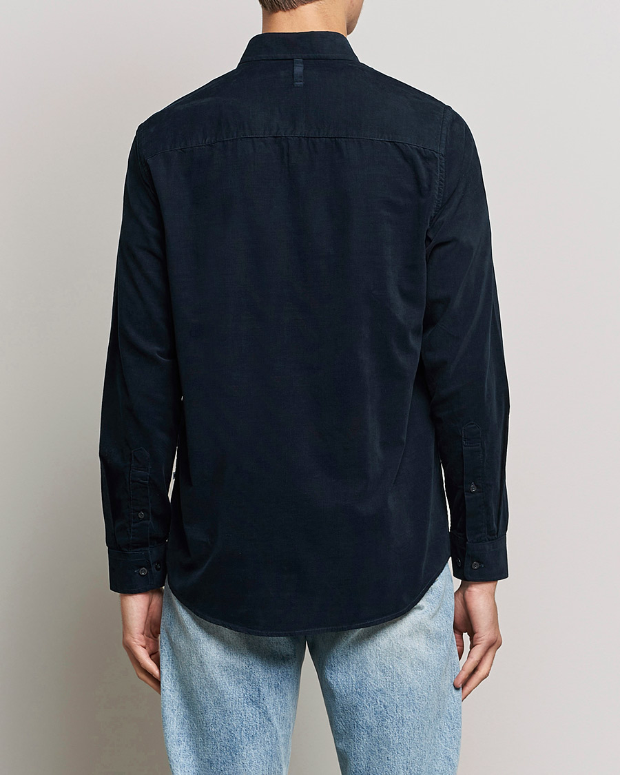 Herren | Hemden | NN07 | Arne Corduroy Shirt Navy