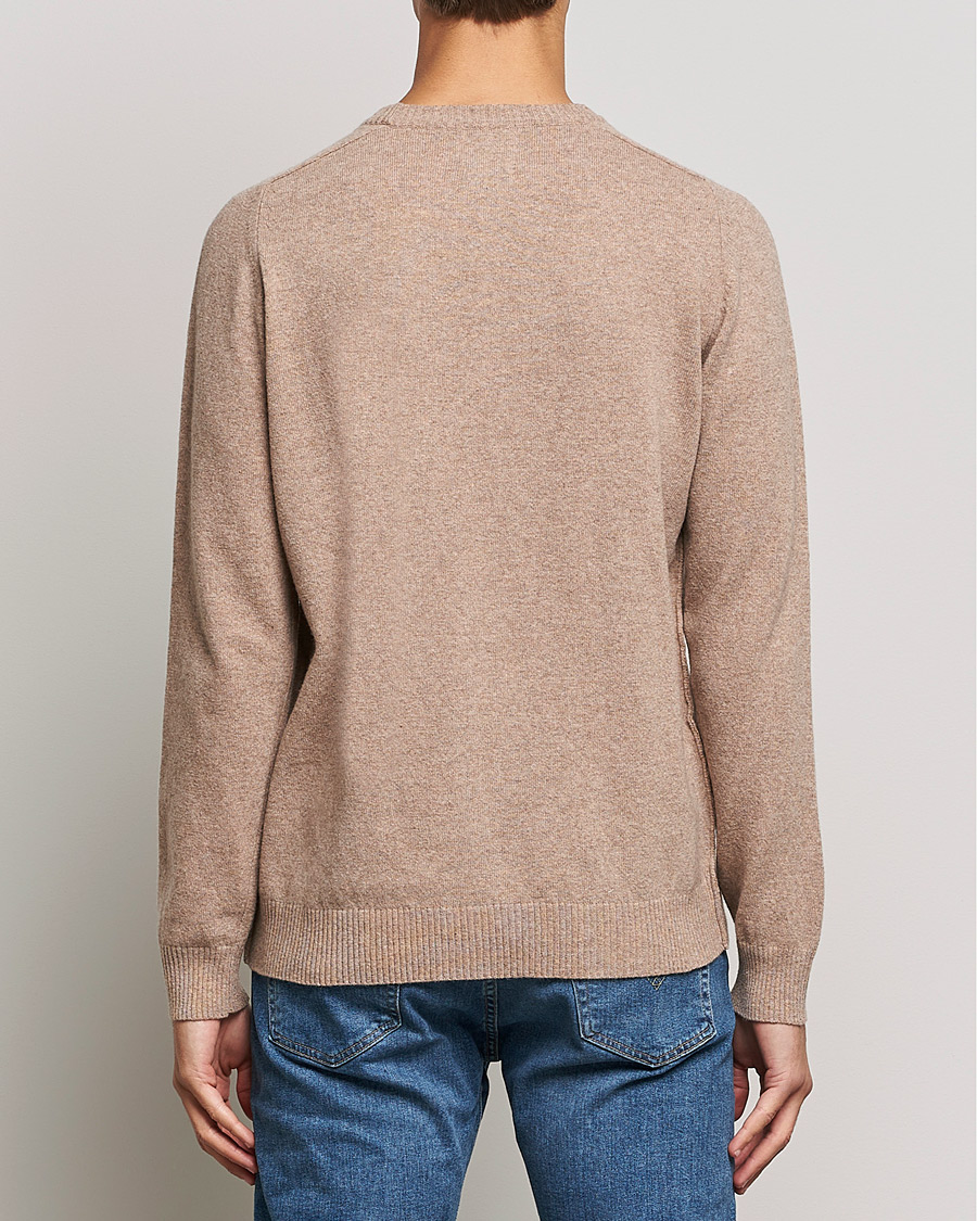 Herren | Pullover | NN07 | Edward Lambswool Crew Neck Pullover Khaki