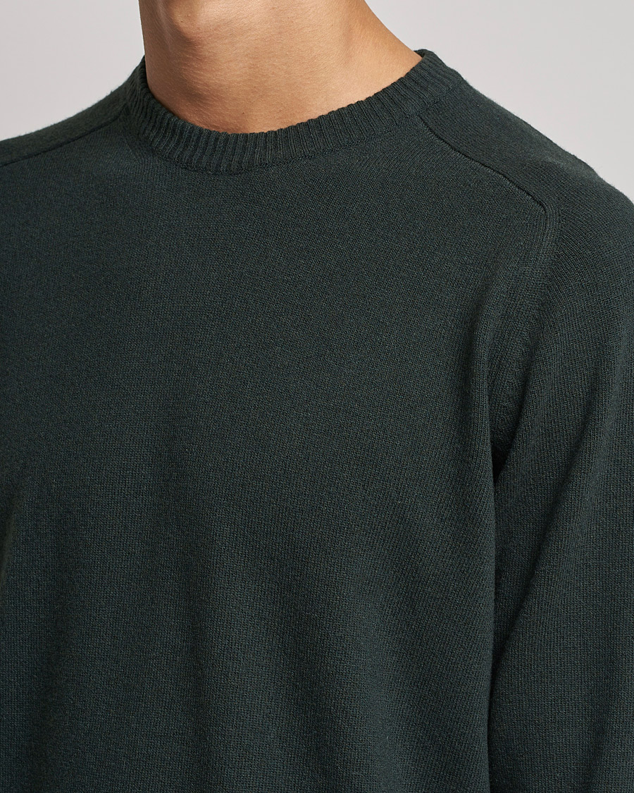Herren | Pullover | NN07 | Edward Lambswool Crew Neck Pullover Dark Army
