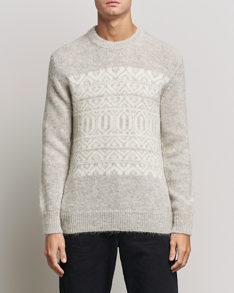 Herren | Pullover | NN07 | Jason Wool Knitted Sweater Grey Melange