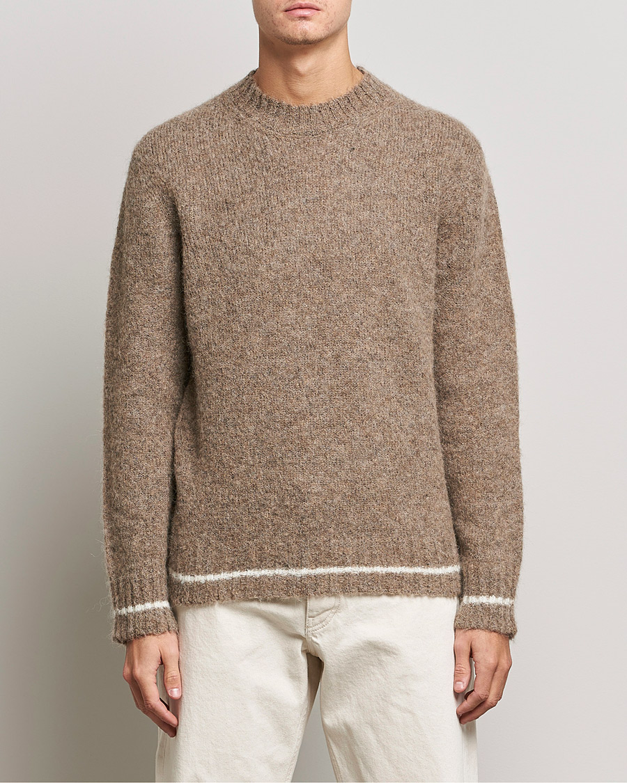 Herren | Pullover | NN07 | Jack Wool Knitted Sweater Nature
