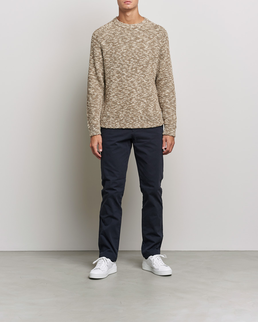 Herren | Pullover | NN07 | Jesse Cotton Knitted Sweater Pyramid Melange