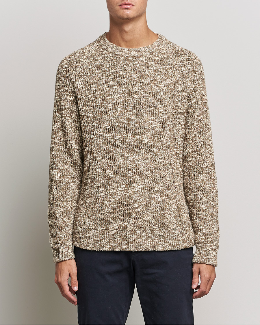 Herren | Pullover | NN07 | Jesse Cotton Knitted Sweater Pyramid Melange