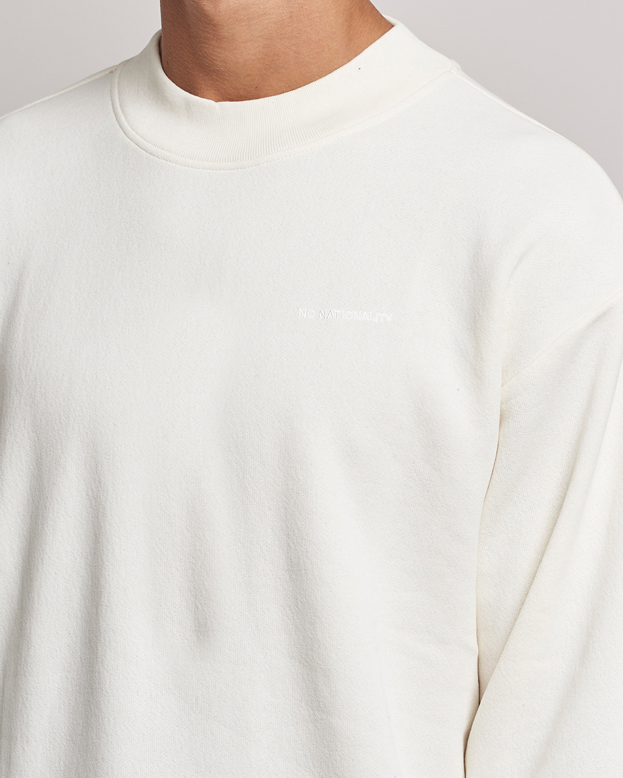 Herren | Pullover | NN07 | Briggs Mock Neck Sweater Ecru