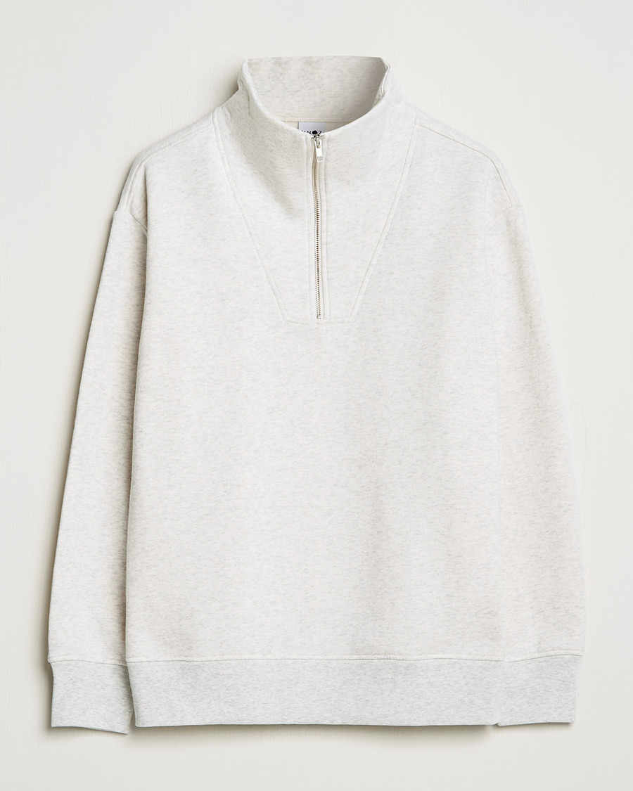 Herren | Pullover | NN07 | Briggs Jersey Half Zip Oat
