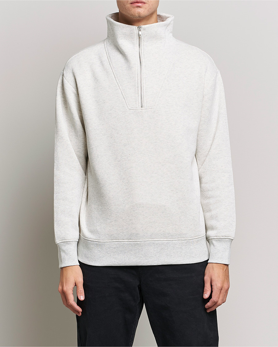 Herren | Pullover | NN07 | Briggs Jersey Half Zip Oat
