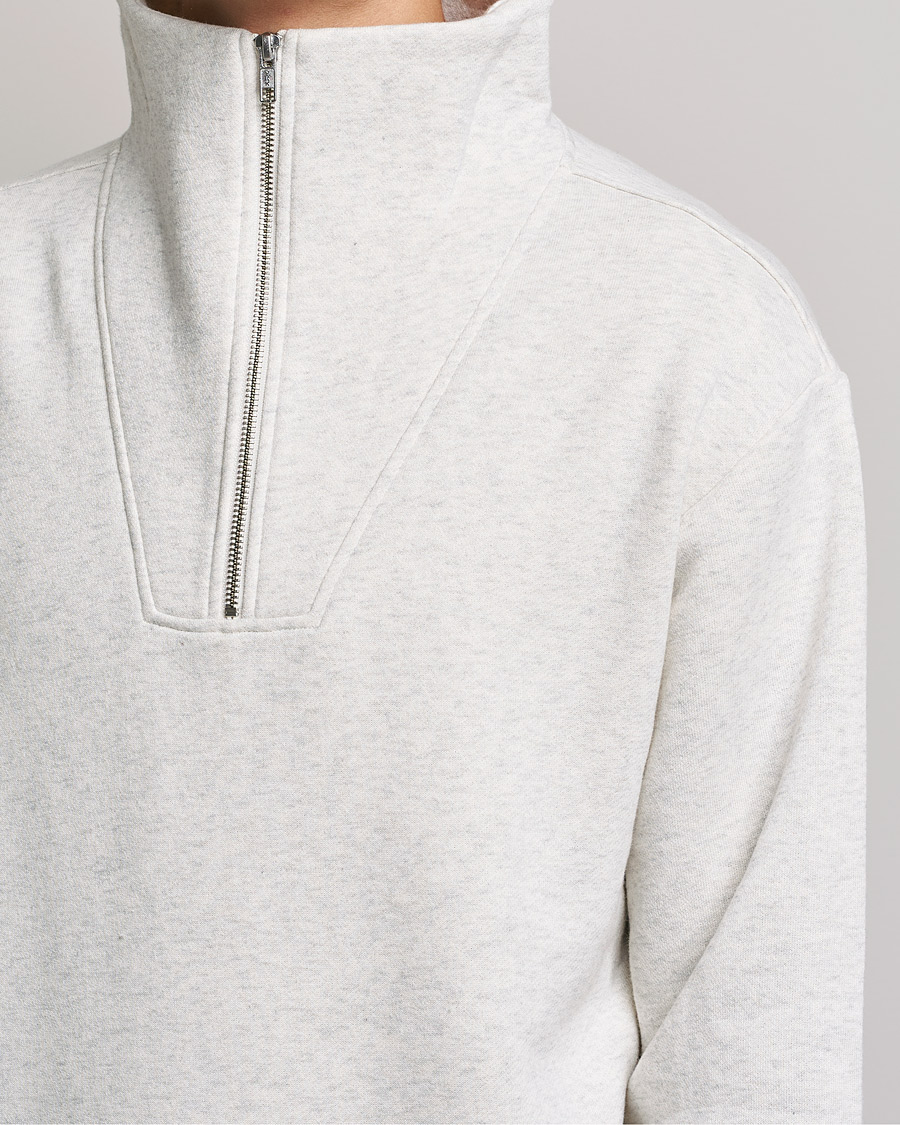 Herren | Pullover | NN07 | Briggs Jersey Half Zip Oat