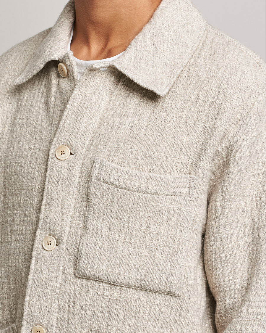 Herren | Hemden | NN07 | Ibrahim Structured Overshirt Off White