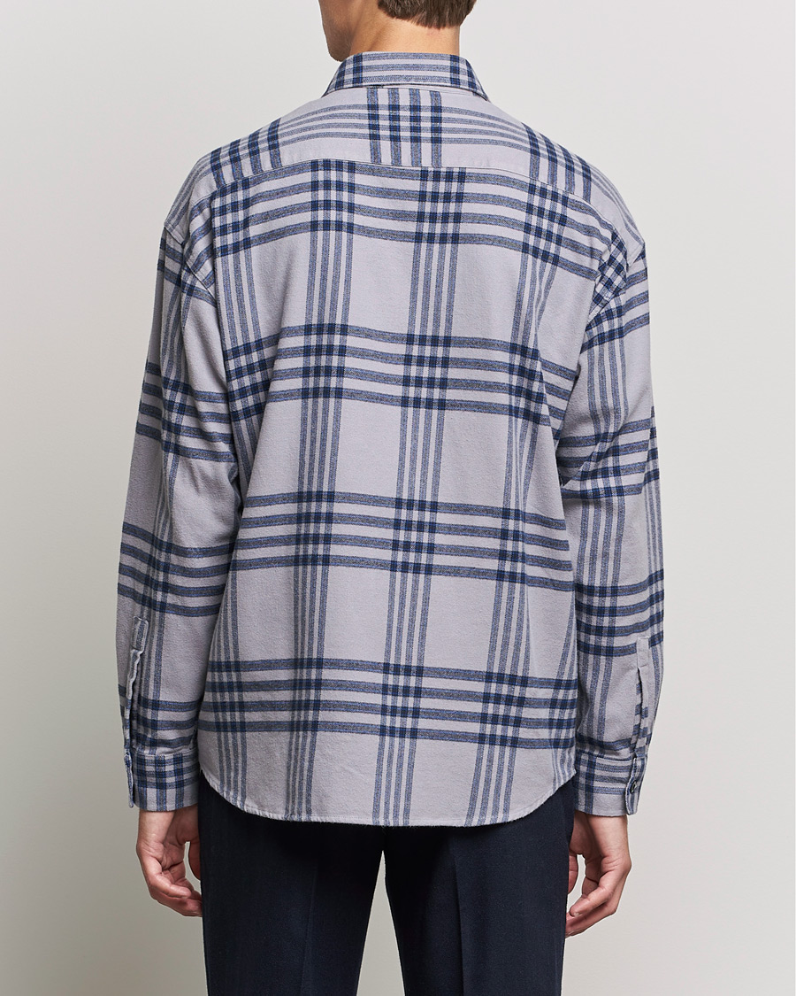 Herren | Hemden | NN07 | Deon Checked Shirt Grey/Blue