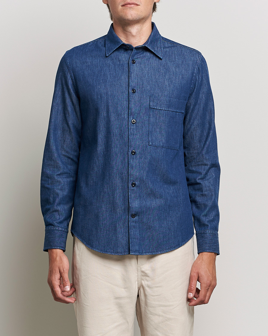 Herren | Hemden | NN07 | Tue Denim Shirt Navy