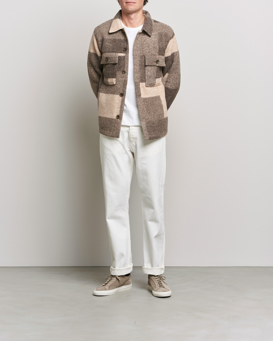 Herren | Jacken | NN07 | Wilas Checked Shirt Jacket Camel