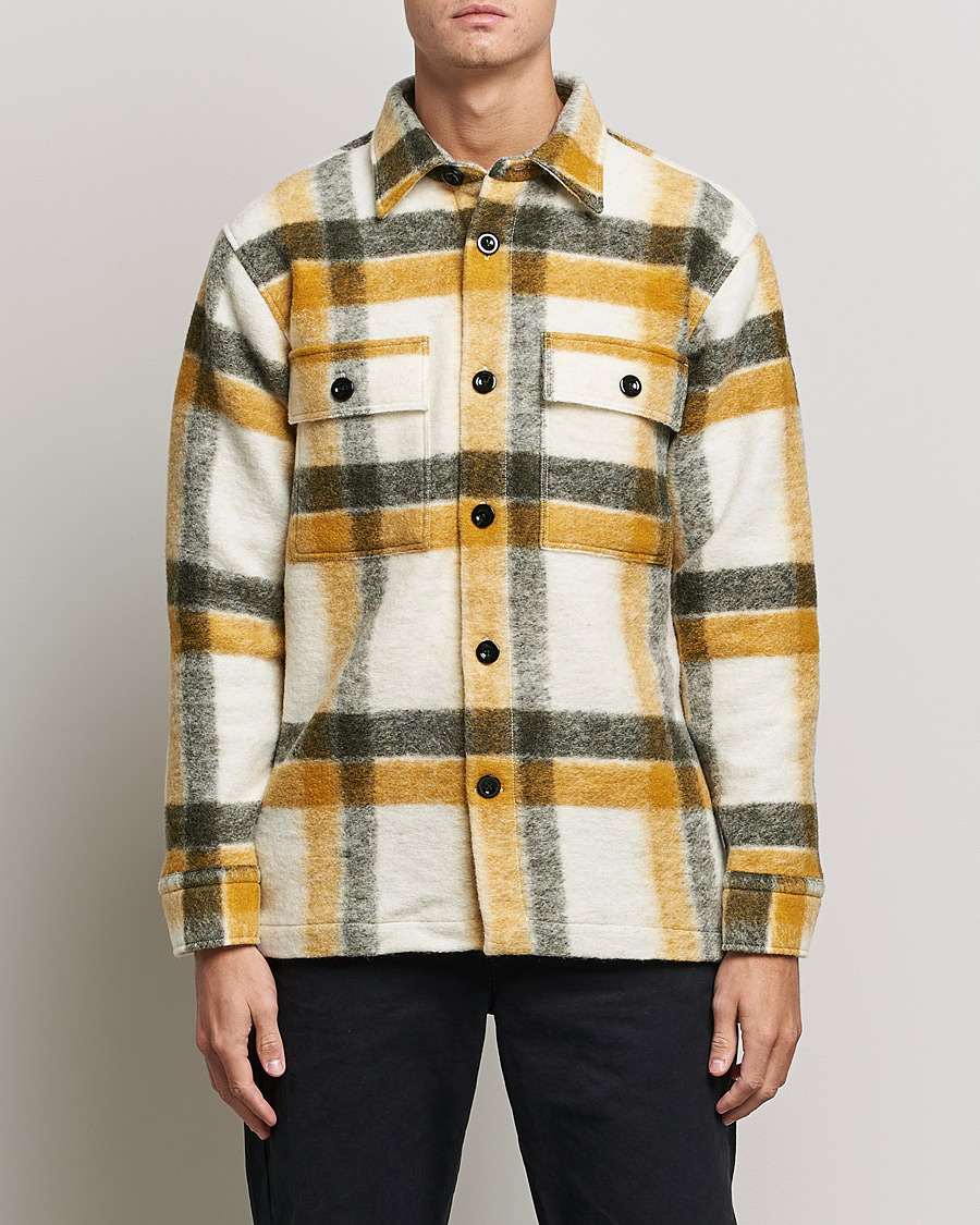 Herren | Jacken | NN07 | Soren Checked Jacket Yellow Multi