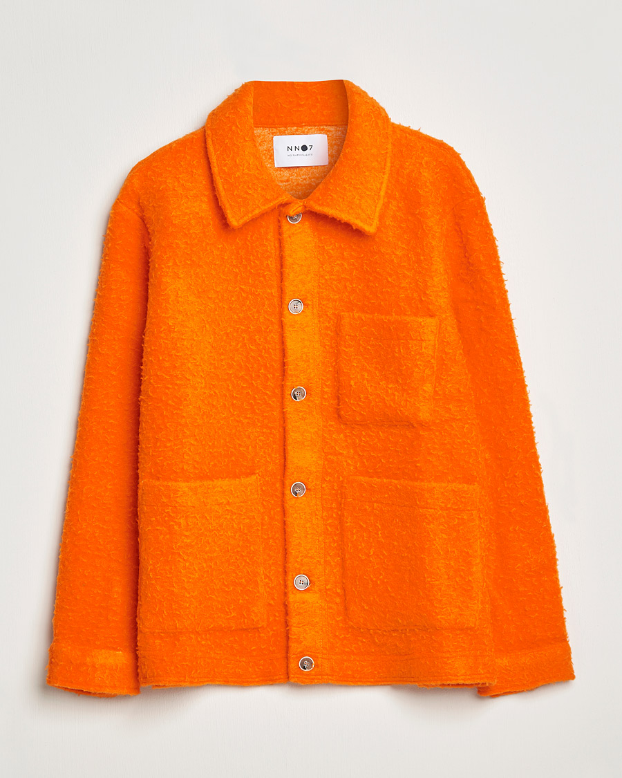 Herren | Pullover | NN07 | Olav Fleece Jacket Bright Orange