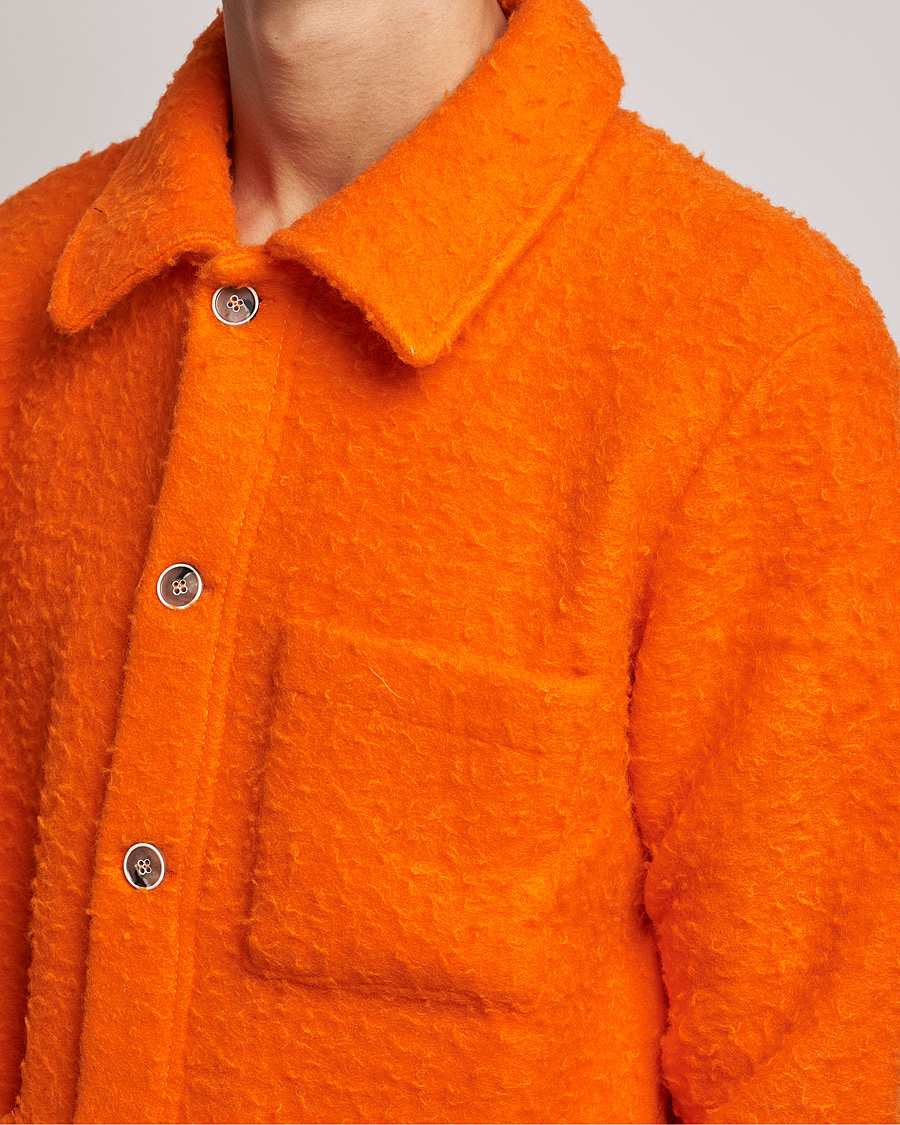 Herren | Pullover | NN07 | Olav Fleece Jacket Bright Orange