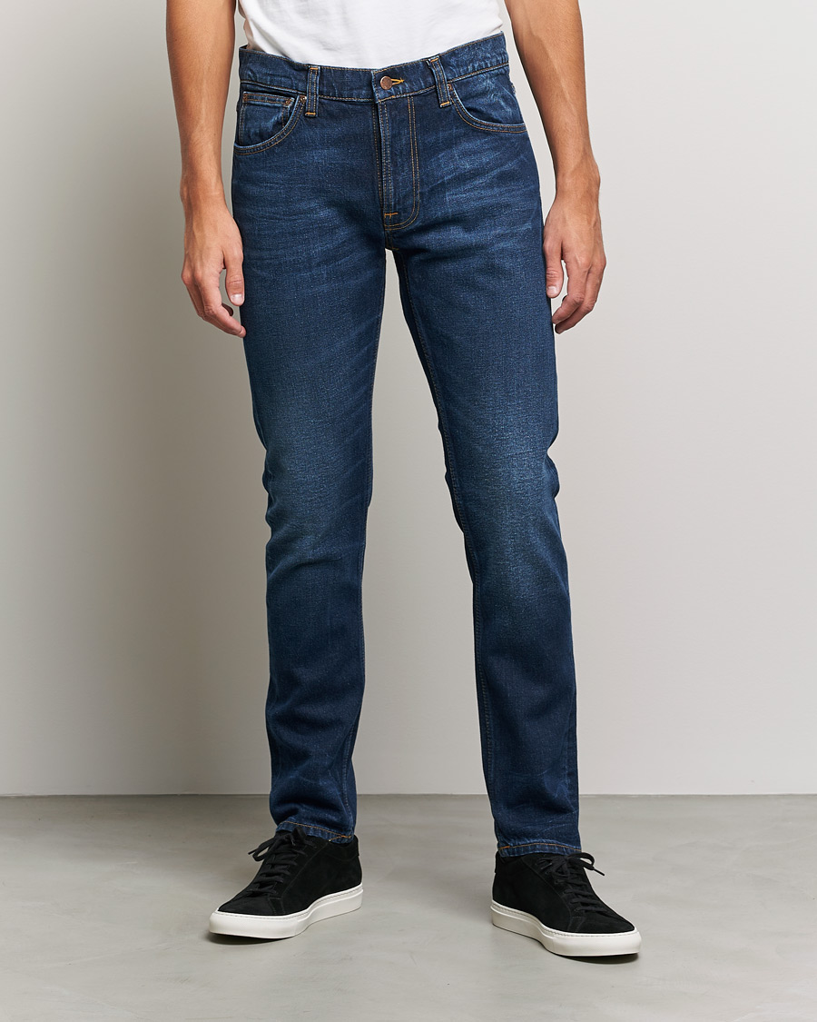 Herren | Jeans | Nudie Jeans | Lean Dean Organic Jeans Blue Thunder