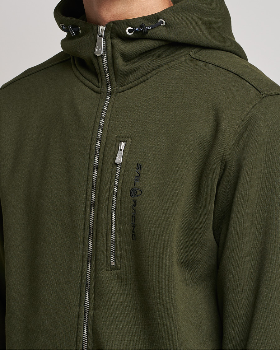 Herren | Pullover | Sail Racing | Bowman Zip Hood Dark Forest