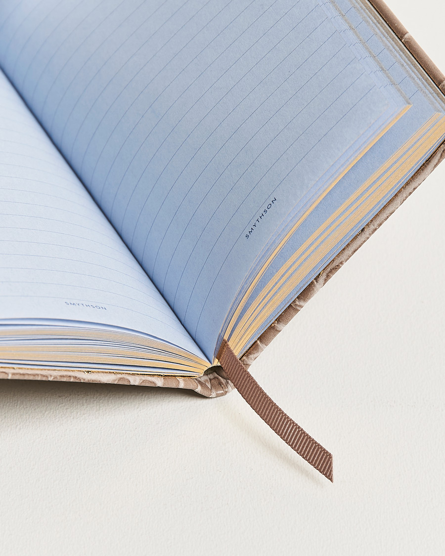 Herren | Smythson Mara Leather Notebook Taupe | Smythson | Mara Leather Notebook Taupe