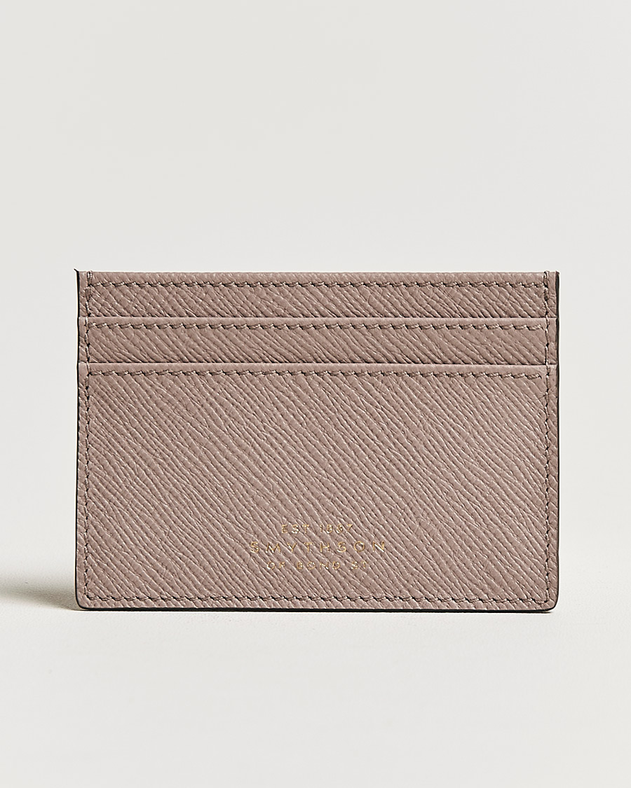 Herren | Smythson Panama Flat Cardholder Taupe | Smythson | Panama Flat Cardholder Taupe