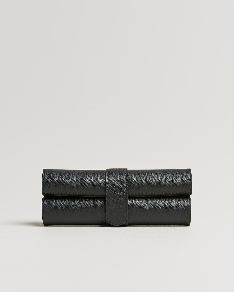 Herren | Smythson Panama Travel Chess Roll Black | Smythson | Panama Travel Chess Roll Black